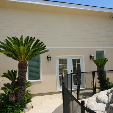 rear of house
