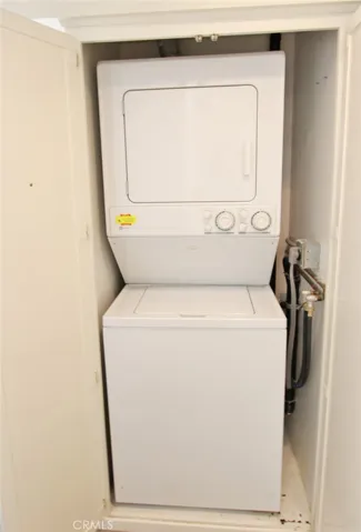 Stackable Laundry in Hall Closet