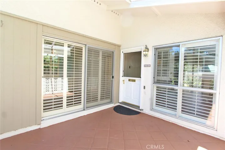 Front Patio Entry to Home