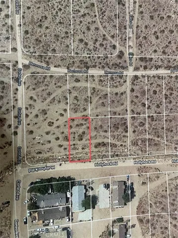 Aerial of lot.