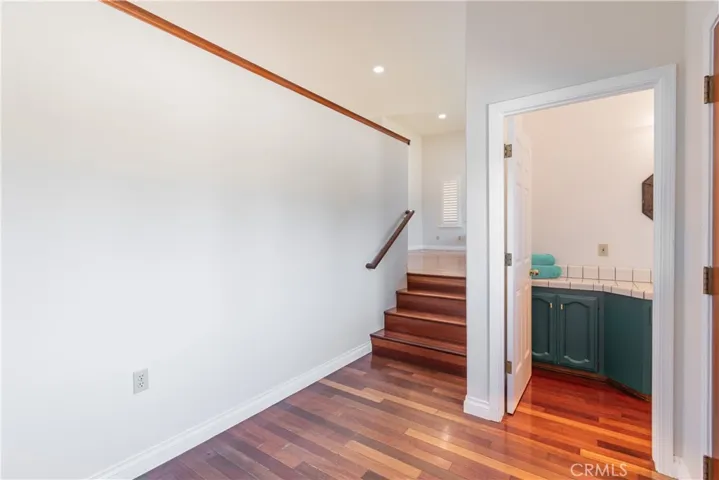 Just off the entry to the home is a very convenient 1/2 bath