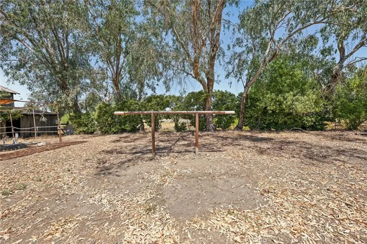 Hitching post/wash area near barn