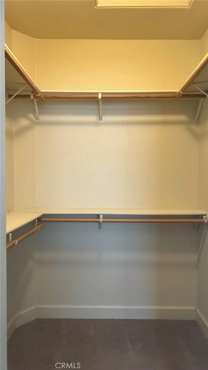 Master walk-in closet