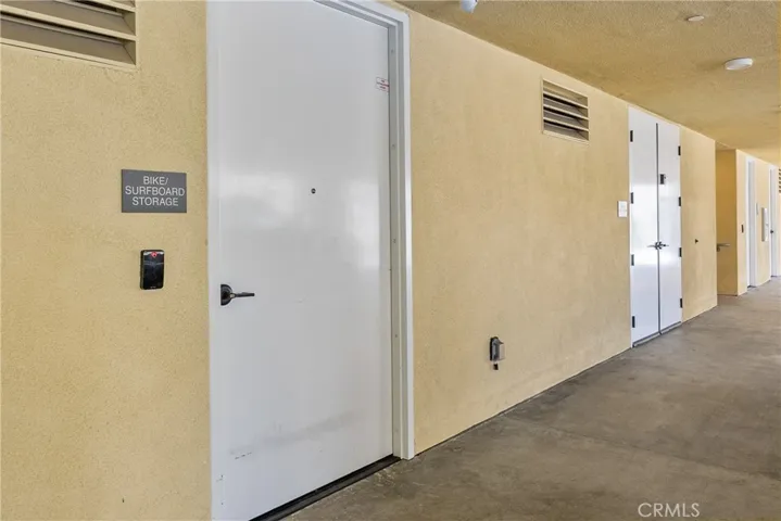 Bike and Surfboard storage room