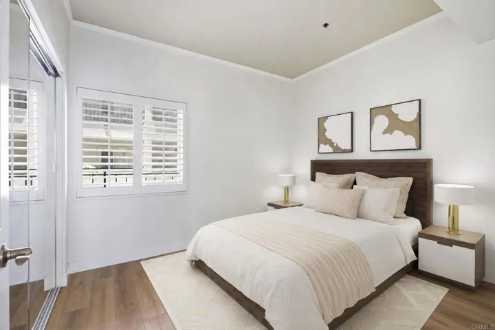 virtual staged bedroom