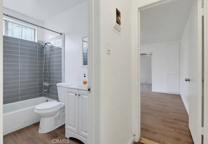 Unit 2 - Hallway Bathroom & Door to 2nd Bedroom