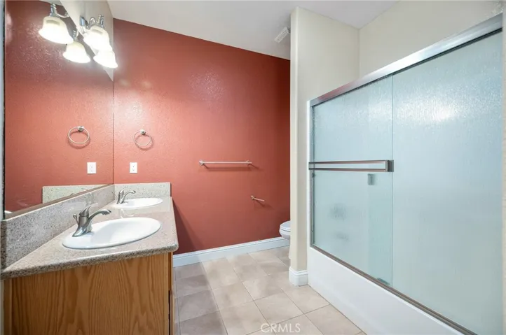 Shared Bathroom with double sinks