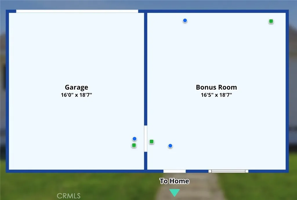 Garage/Bonus room Floor Plan