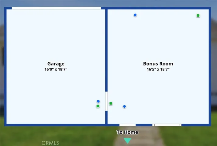 Garage/Bonus room Floor Plan