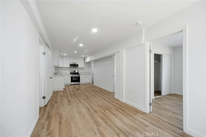 Unit #3: 2 Bd/1 Bath Living Room & Kitchen