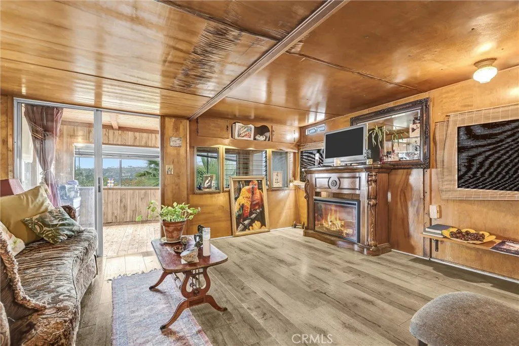 This is the living area and as you can see one side is actually the "slide out" which makes this room larger