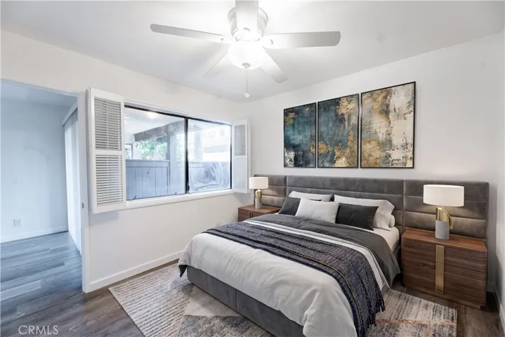 Virtually Staged Bedroom