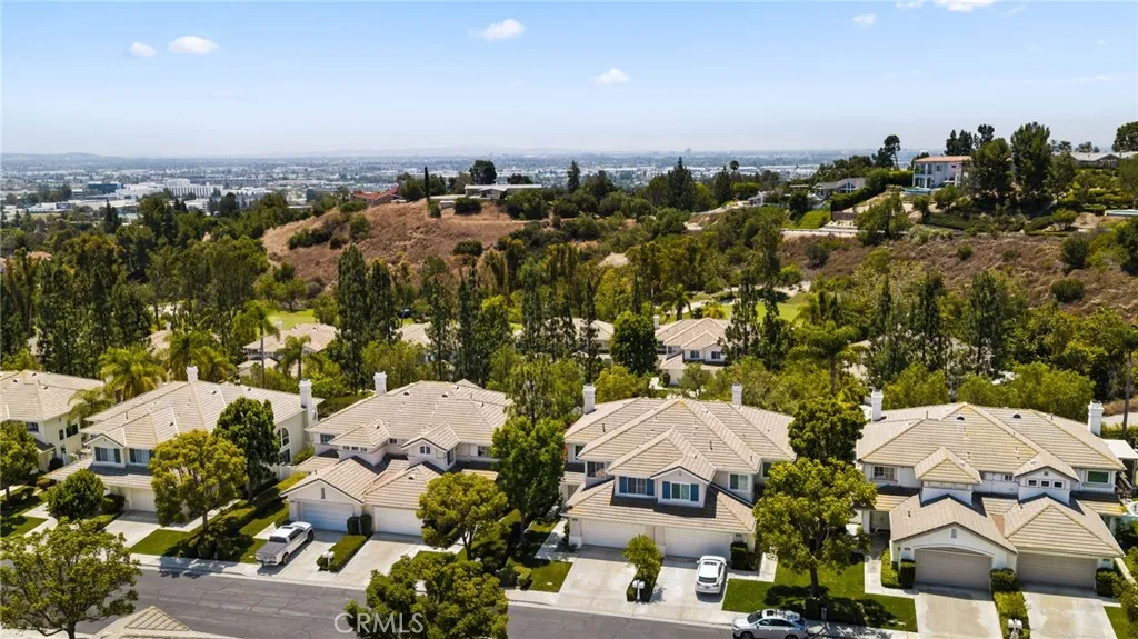 Drone view of the home