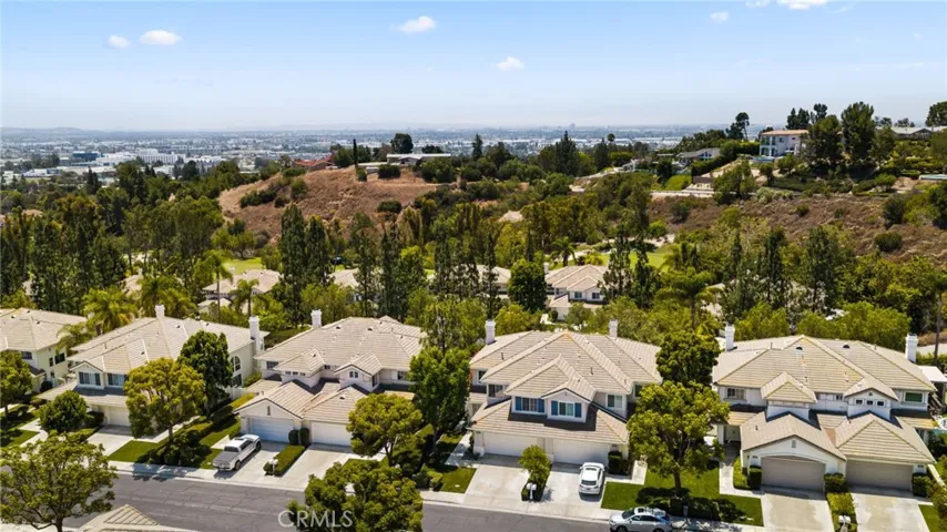 Drone view of the home