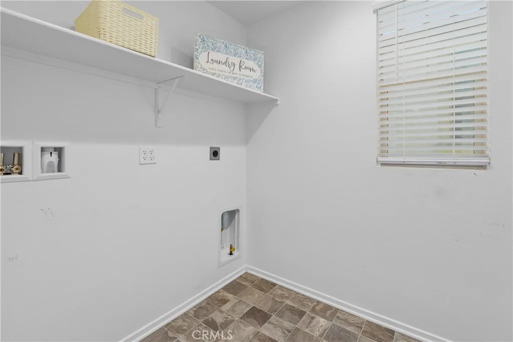 Upstairs laundry room