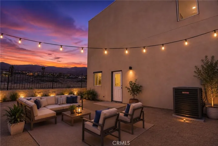 Outdoor sunset - virtually staged