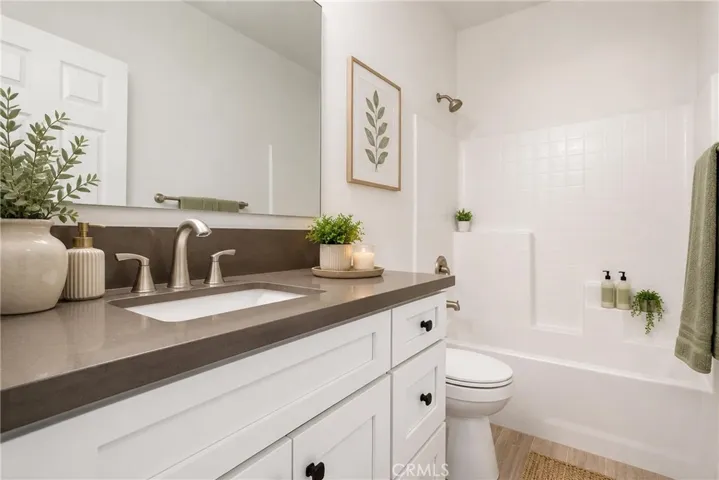 Primary Bathroom - virtually staged