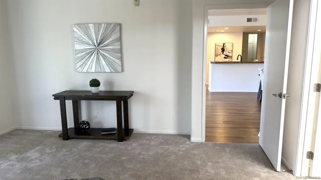 looking out to dining area and kitchen