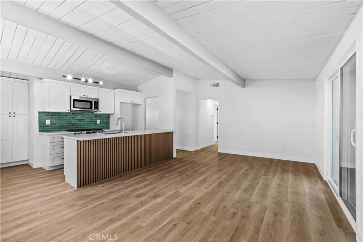 Kitchen area open concept