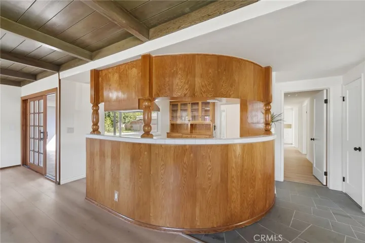Kitchen from the family room