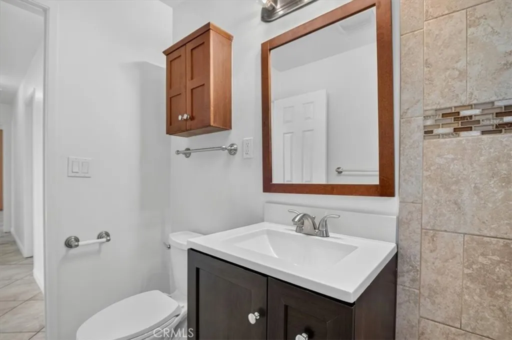 Hallway bathroom