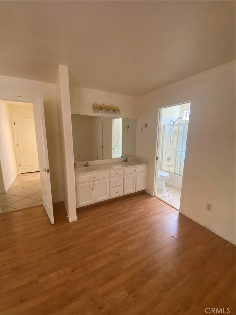 Primary vanity area. Primary vanity area.