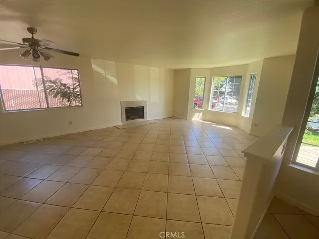 Living and dining area.