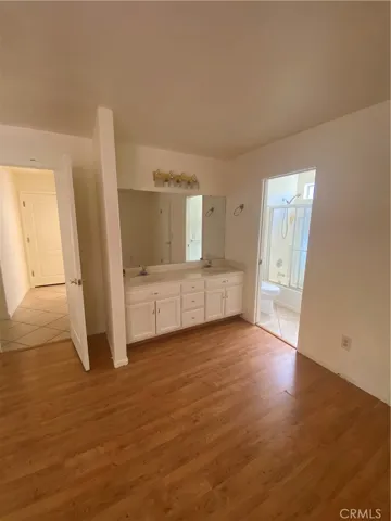 Primary vanity area.