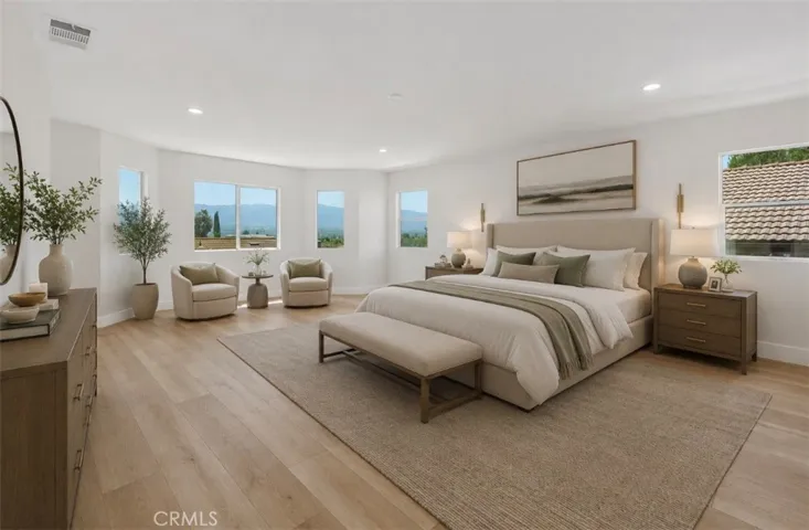 Digitally staged furniture