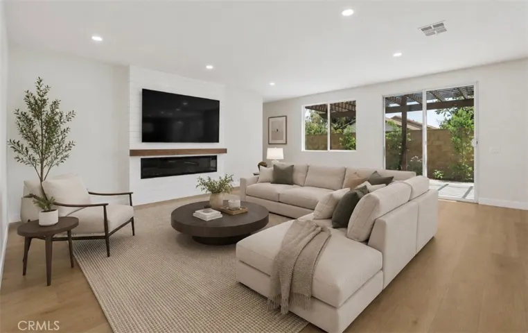 Digitally staged furniture