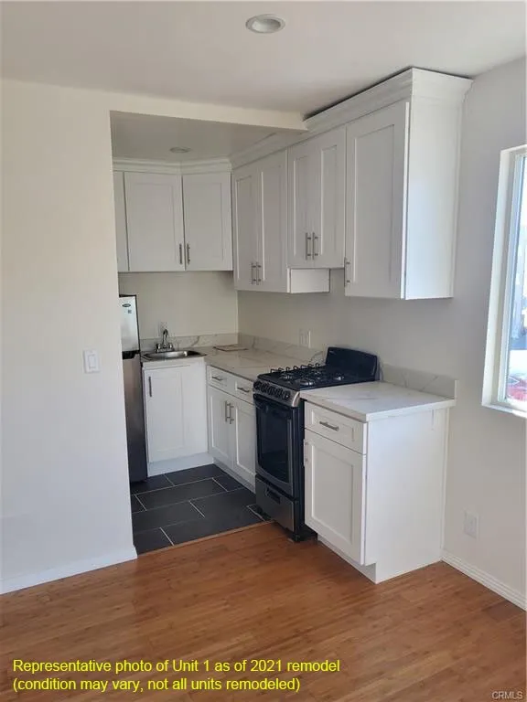 Representative photo of Unit 1 as of 2021 remodel (condition may vary, not all units remodeled)