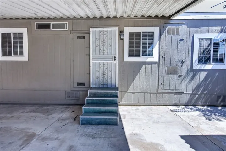 Carport area