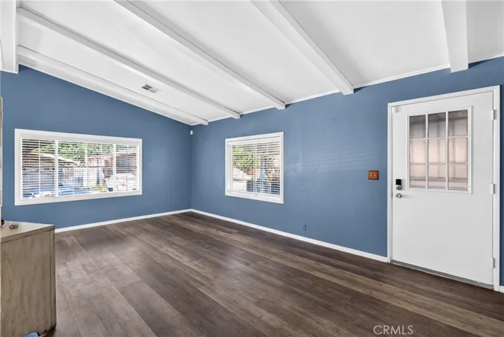 Front entrance and living room/greatroom area