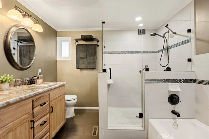 Amazing Bathroom with Separate Tub and Shower