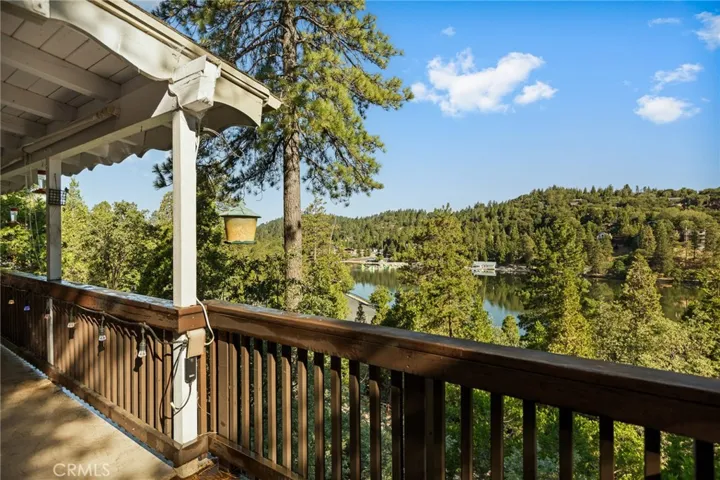 VIEW FROM DECK!