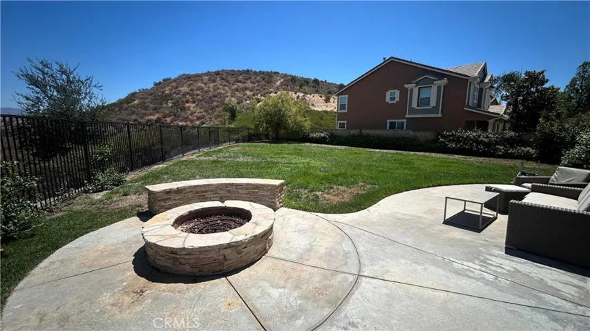 Custom-built fire pit