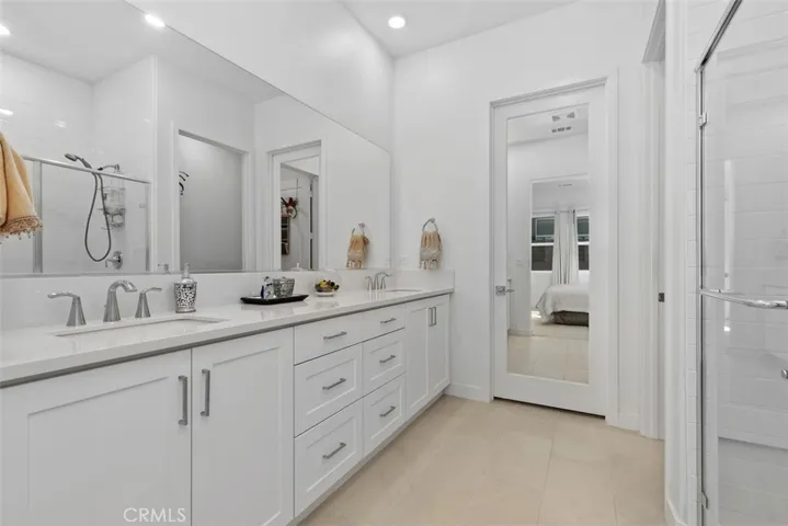 Upgraded Primary Bath with walk in closet
