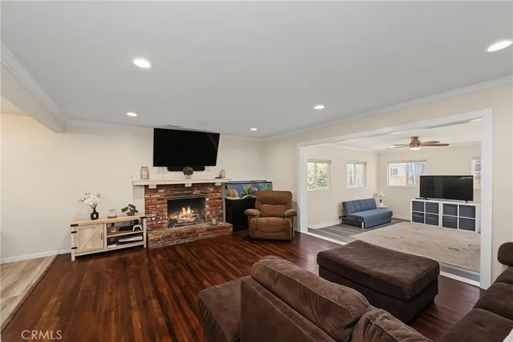 Living Room with Fireplace