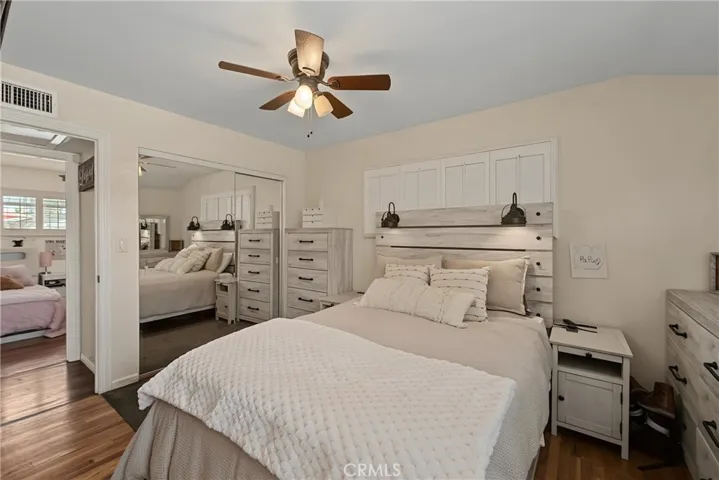 Primary Bedroom with Mirrored Wardrobe doors
