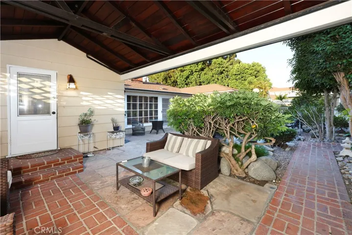 Covered patio