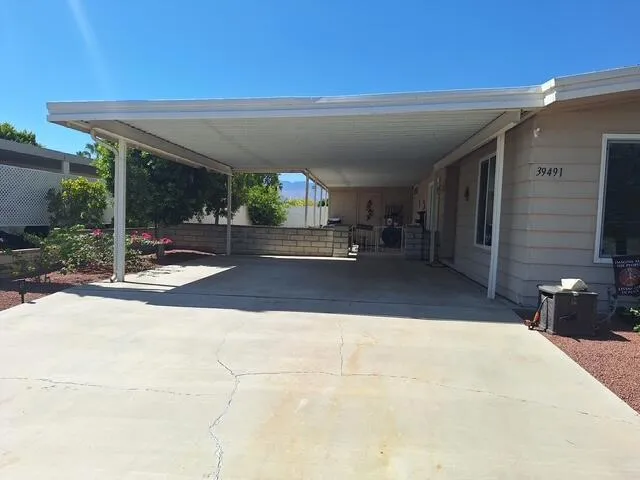 Double sided parking covered
