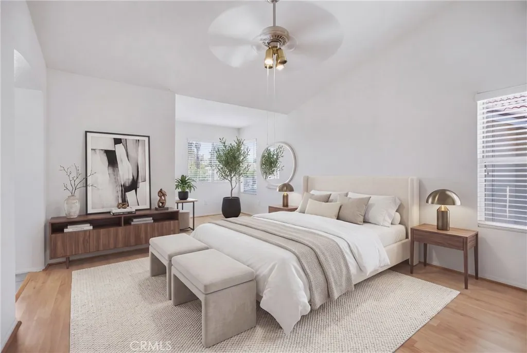VIRTUALLY STAGED PRIMARY BEDROOM