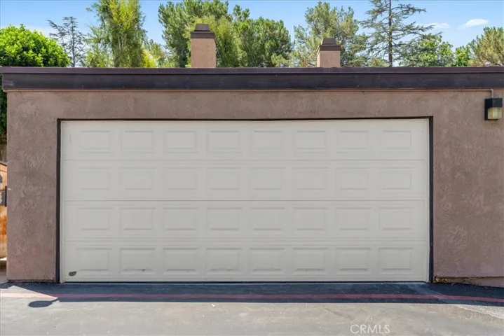 Private garage with condo