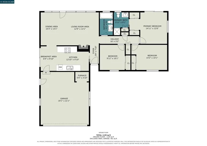 1831 Alray Dr, Concord, California 94519