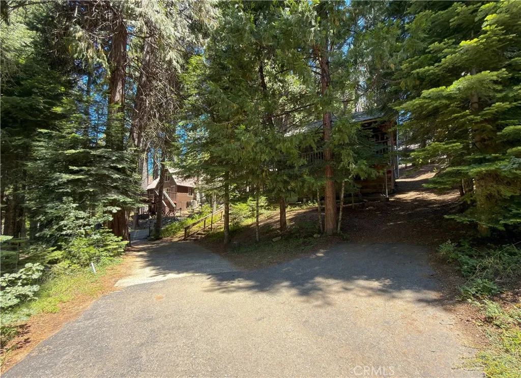 Entry with parking on the right.