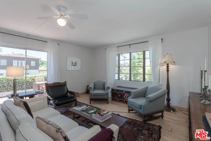 Living Room with Patio Access