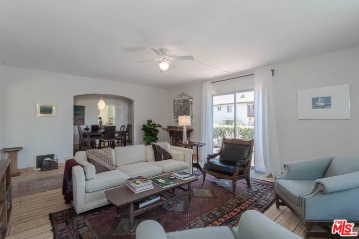 Living Room with Patio Access