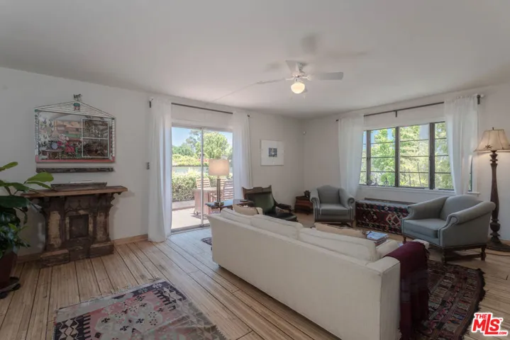 Living Room with Patio Access
