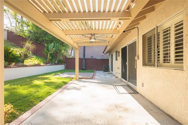 Patio cover.