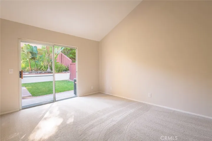 Sliders in the Master Bedroom